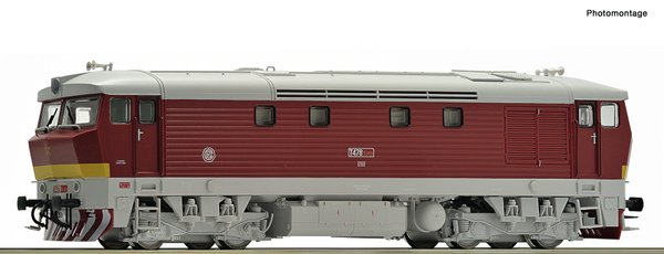 Roco HO Diesellokomotive Rh T 478.1, CSD Ep.IV Gleichstrom analog