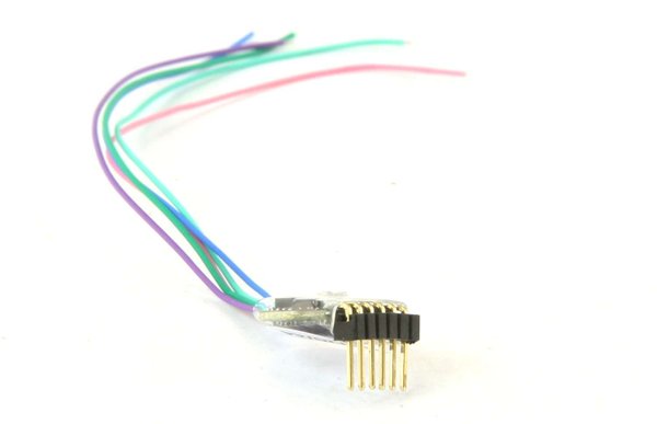 LokPilot 5 micro DCC/MM/SX, 6-pin Direkt gewinkelt, Spurweite N, TT NEM 651